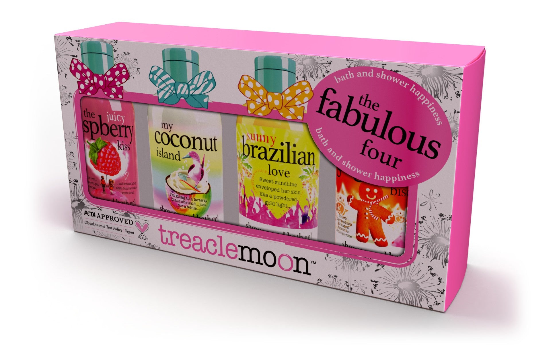 TREACLEMOON The Fabulous Four Gift Set (Shower Gel - 4 pcs) | Vaistine1.lt | WestPharmacy.eu