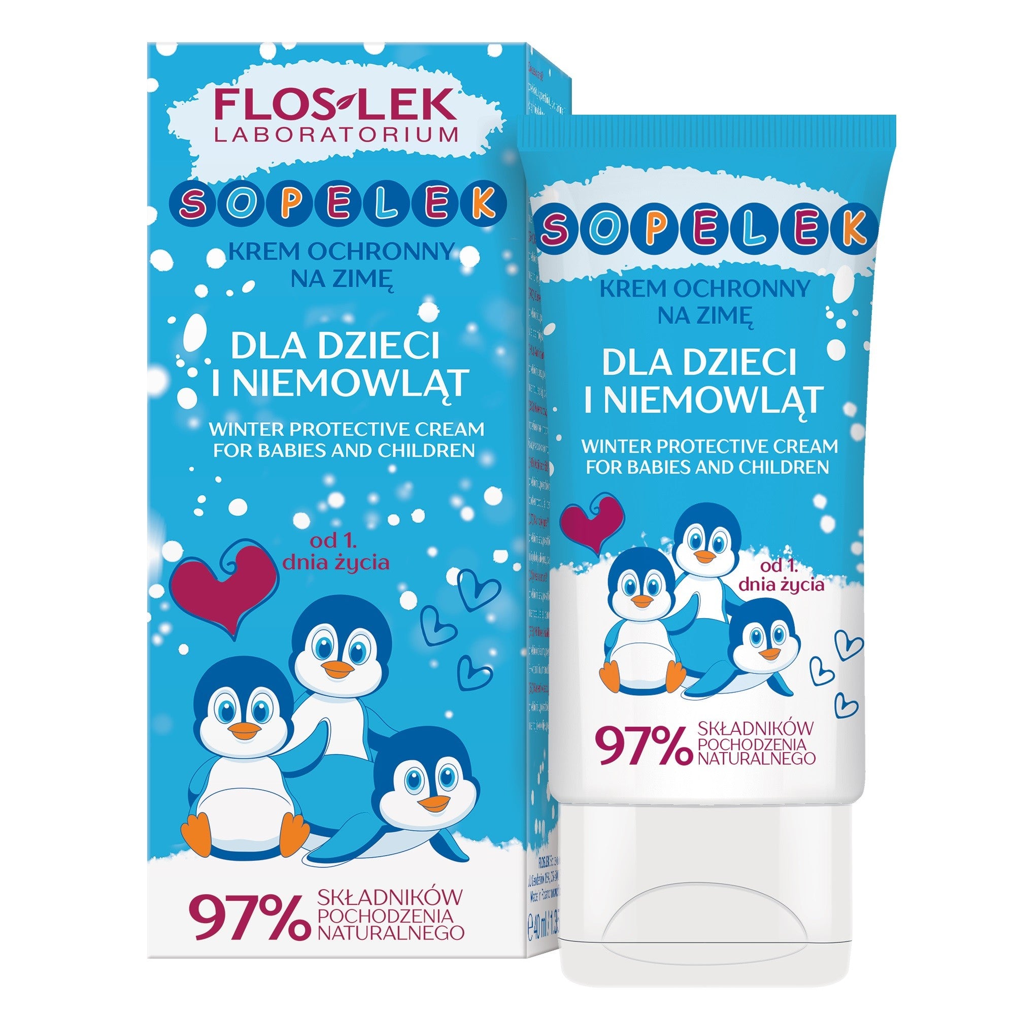 FLOSLEK Sopelek Protective Cream for Winter for Children and Infants 50 ml | Vaistine1.lt | WestPharmacy.eu