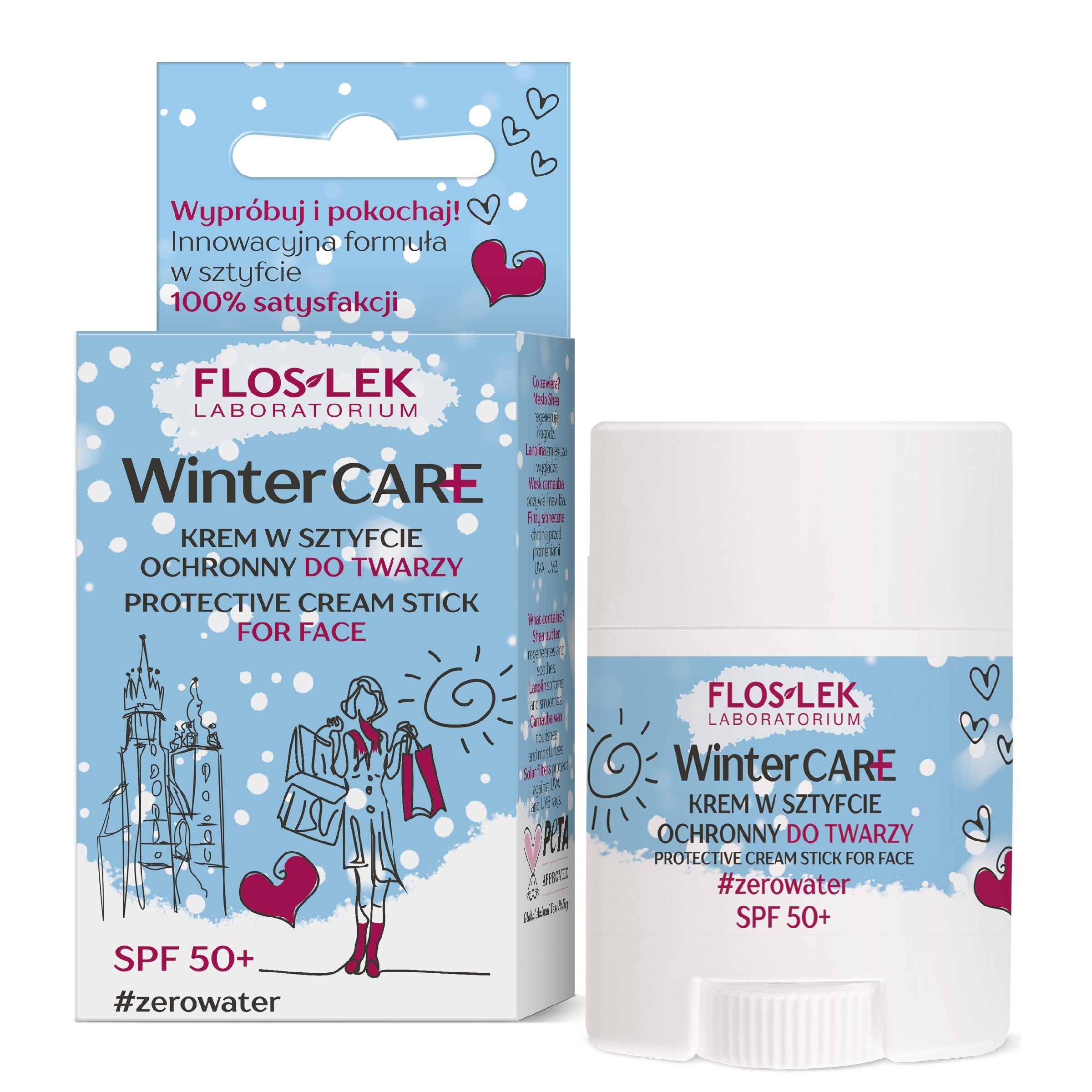 FLOSLEK Winter Protective Cream in Stick SPF 50+ | Vaistine1.lt | WestPharmacy.eu