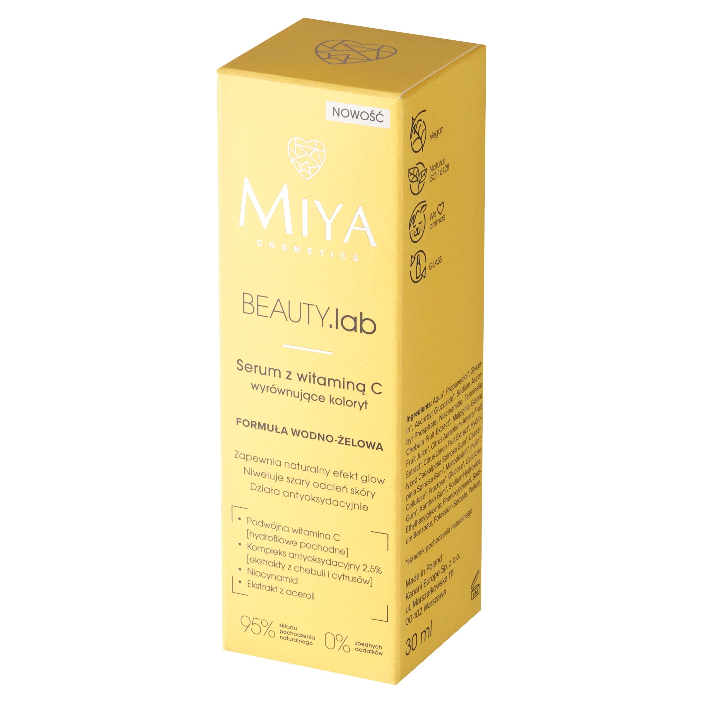 MIYA BEAUTY.lab Serum with vitamin C evens skin tone 30ml | Vaistine1.lt | WestPharmacy.eu