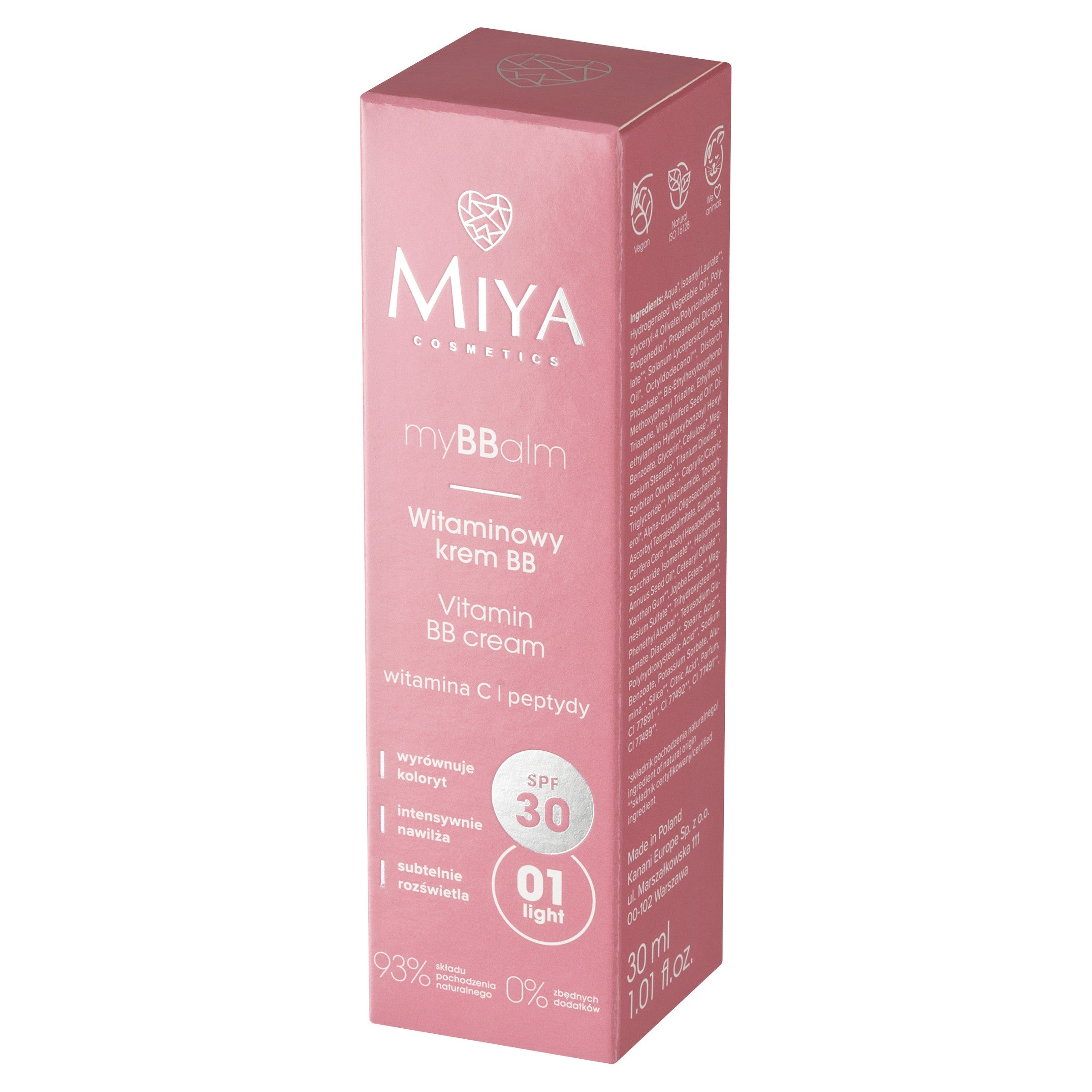 MIYA myBBalm Vitamin Cream bb SPF30 01,30ml | Vaistine1.lt | WestPharmacy.eu