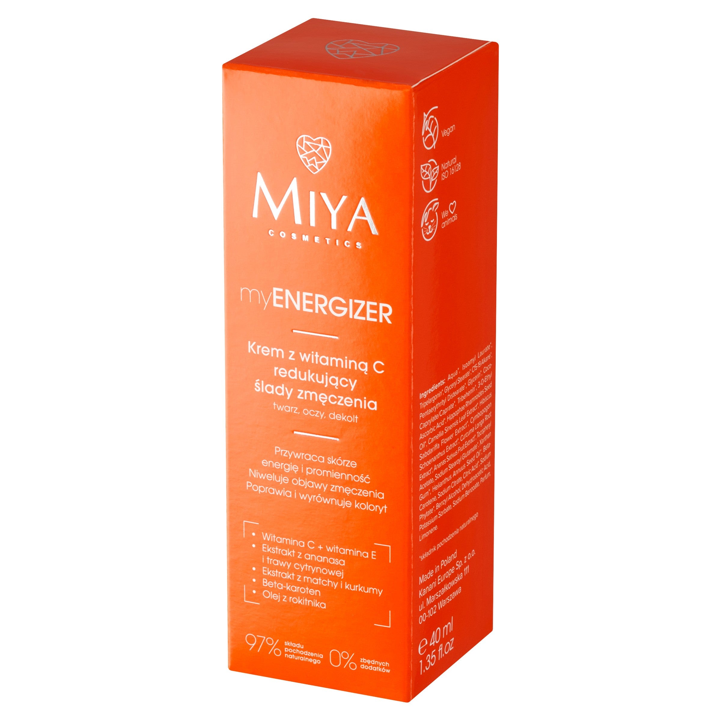 MIYA myENERGIZER Cream with vitamin C reduces fatigue 40ml | Vaistine1.lt | WestPharmacy.eu