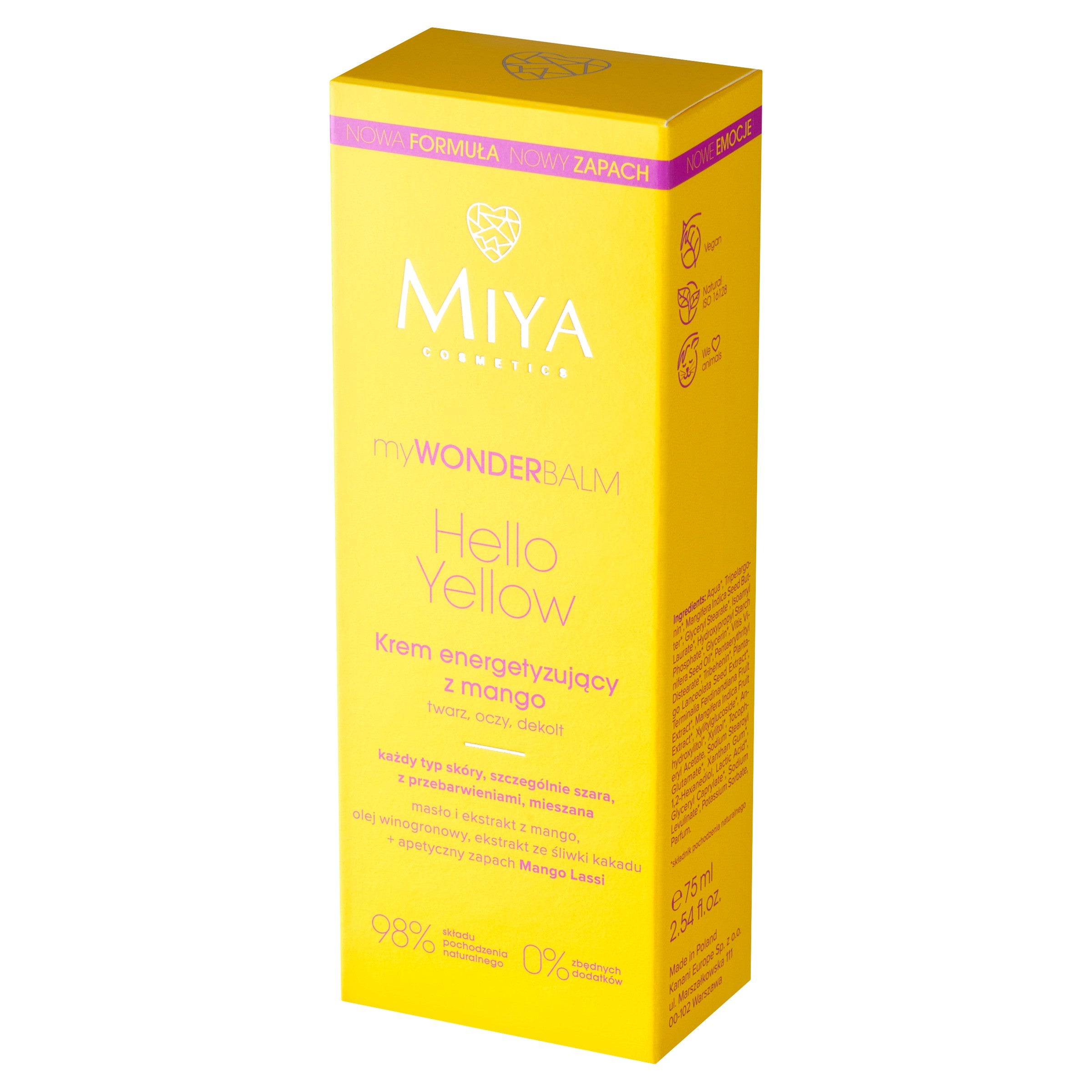 MIYA myWONDERbalm Hello Yellow Energizing Cream 75ml | Vaistine1.lt | WestPharmacy.eu