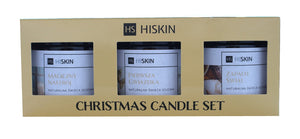 HISKIN Christmas Candle Set Set of soy candles, 1 pack - 3 pieces | Vaistine1.lt | WestPharmacy.eu