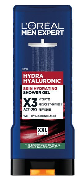 LOREAL Men Expert Hydra Hyaluronic Shower Gel - 400 ml | Vaistine1.lt | WestPharmacy.eu
