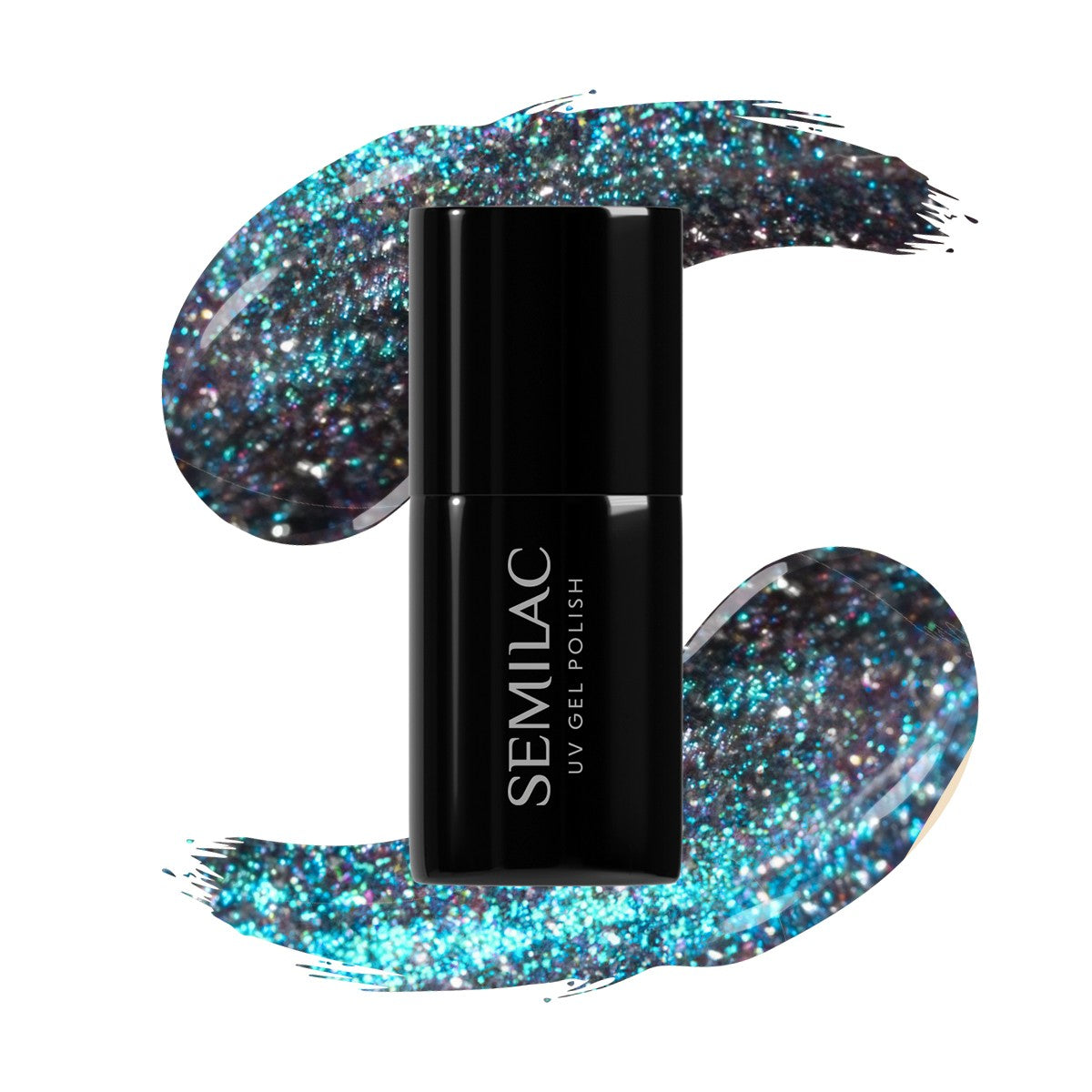 SEMILAC Hybrid Nail Polish Grey Holo 828 7 ml | Vaistine1.lt | WestPharmacy.eu