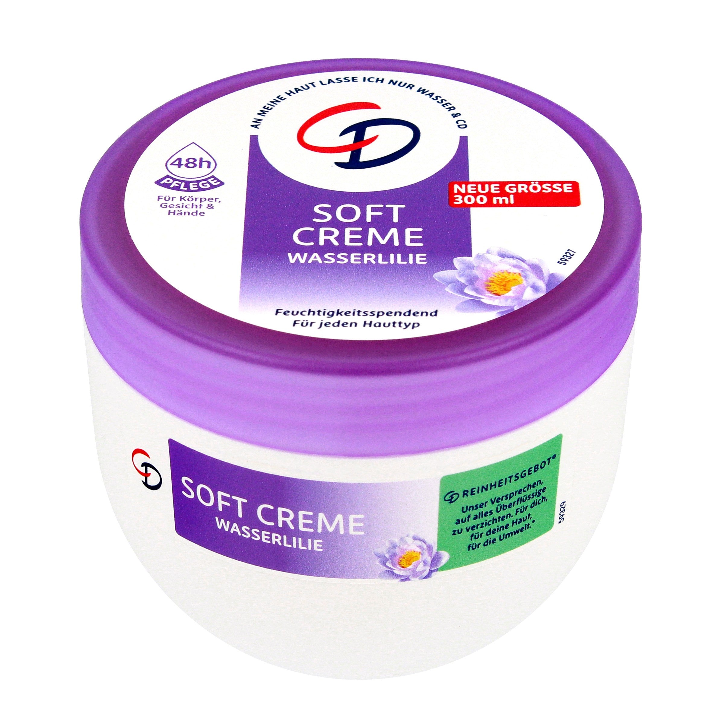 CD Moisturizing body cream Water lily 300 ml | Vaistine1.lt | WestPharmacy.eu