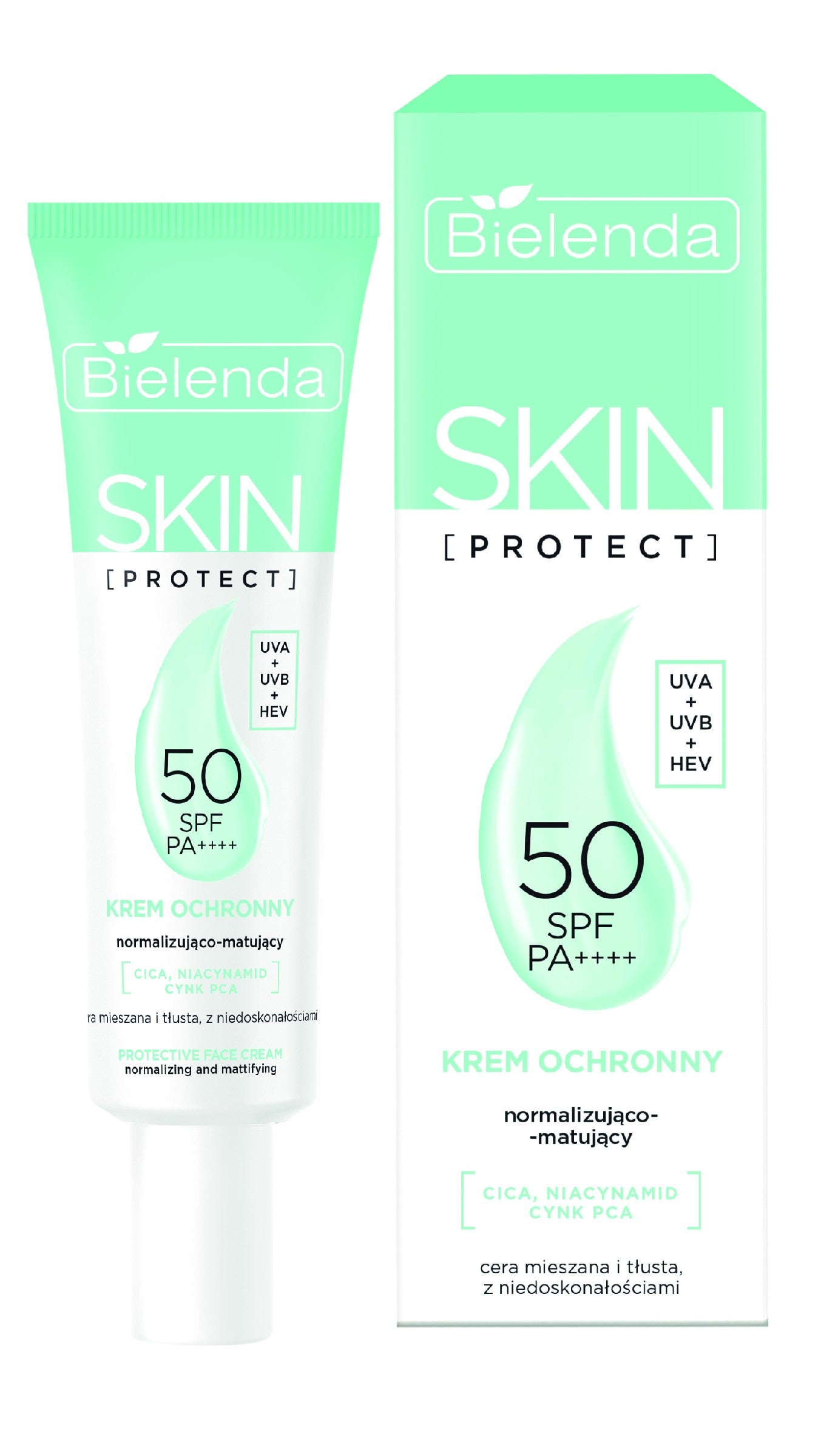BIELENDA Skin Protect Normalizing and Mattifying Cream SPF 50 40 ml - Vaistine1.lt | WestPharmacy.eu