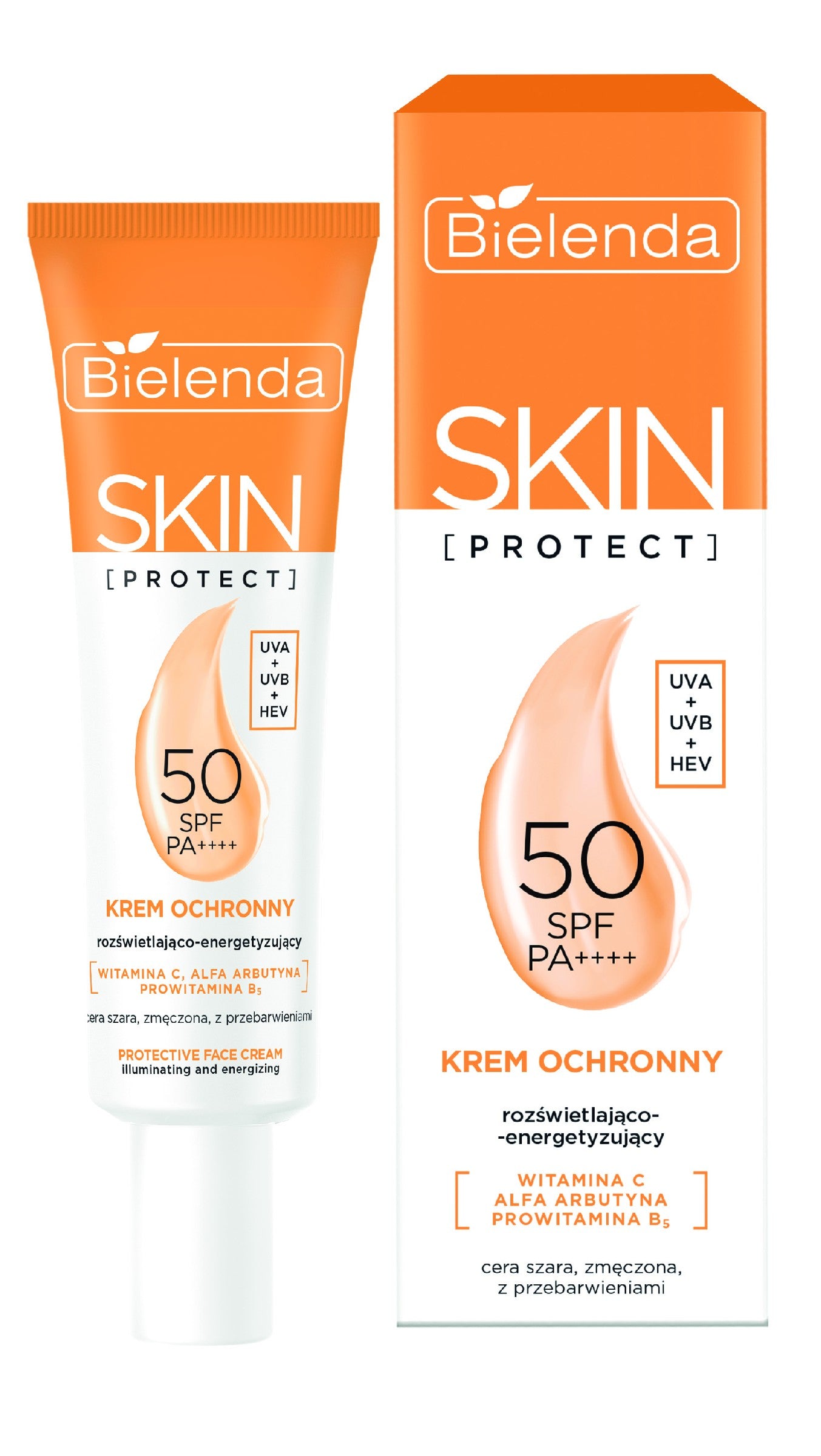 BIELENDA Skin Protect Protective Cream SPF 50 brightening and energizing 40 ml - Vaistine1.lt | WestPharmacy.eu
