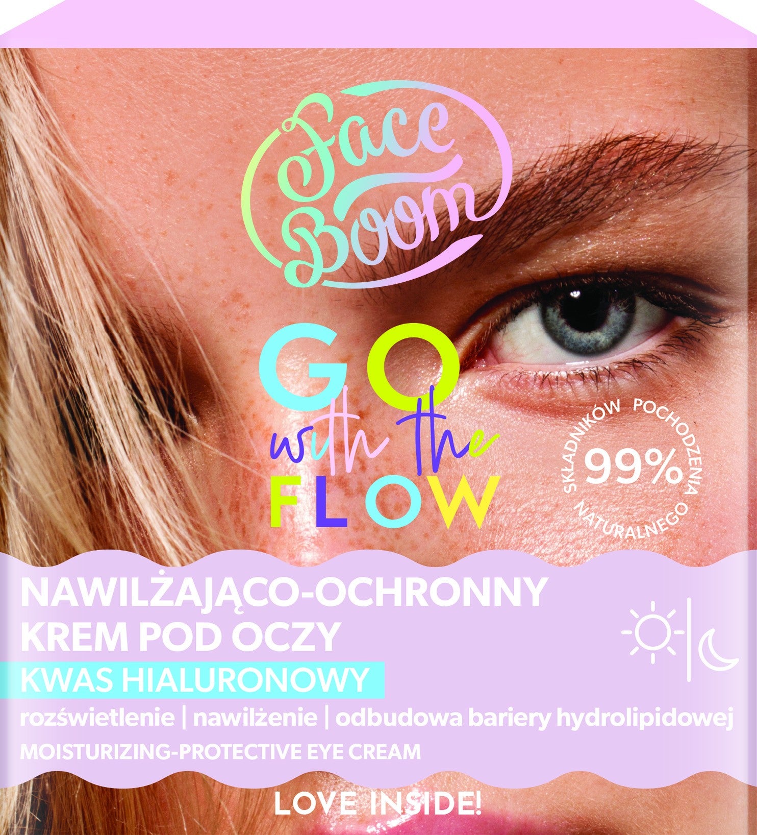 BIELENDA FaceBoom Go With The Flow Strongly moisturizing and protective eye cream 15 m - Vaistine1.lt | WestPharmacy.eu