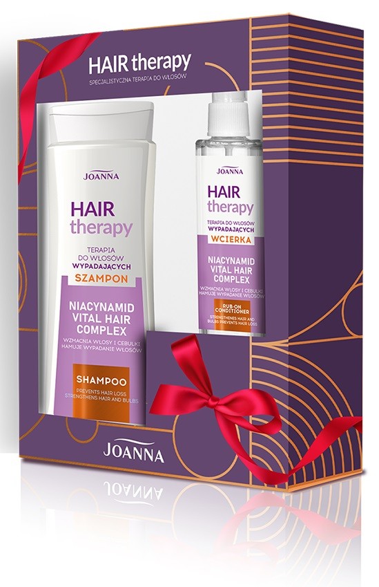 JOANNA Hair Therapy Gift set (shampoo 300ml + lotion 100ml for hair loss) | Vaistine1.lt | WestPharmacy.eu