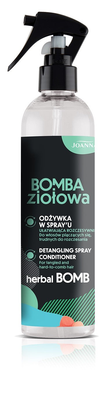 JOANNA Herbal Bomb Detangling Spray Conditioner for tangled and difficult-to-comb hair 300 ml | Vaistine1.lt | WestPharmacy.eu