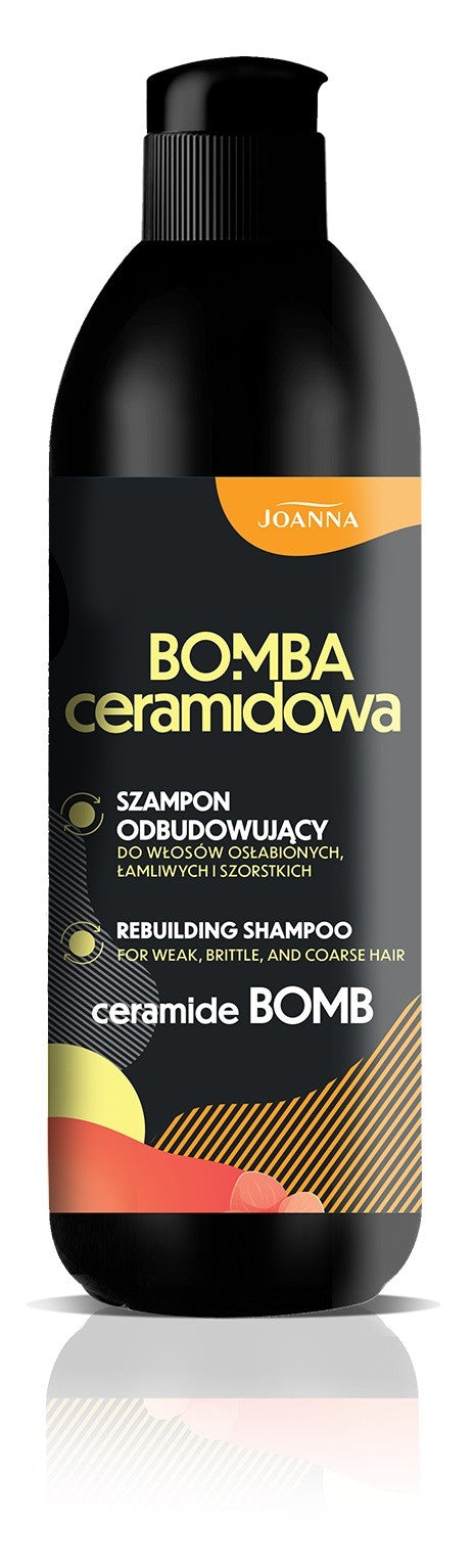 JOANNA Ceramide Bomb Shampoo for rebuilding weakened, brittle, and rough hair 500 ml | Vaistine1.lt | WestPharmacy.eu