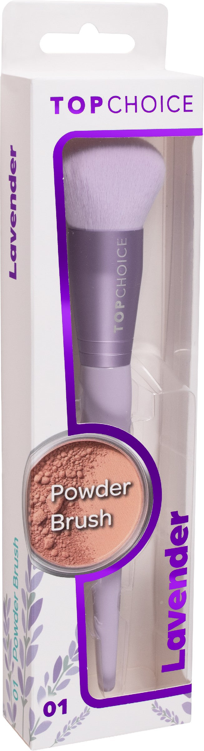 TOP CHOICE Lavender Powder Brush 01 | Vaistine1.lt | WestPharmacy.eu