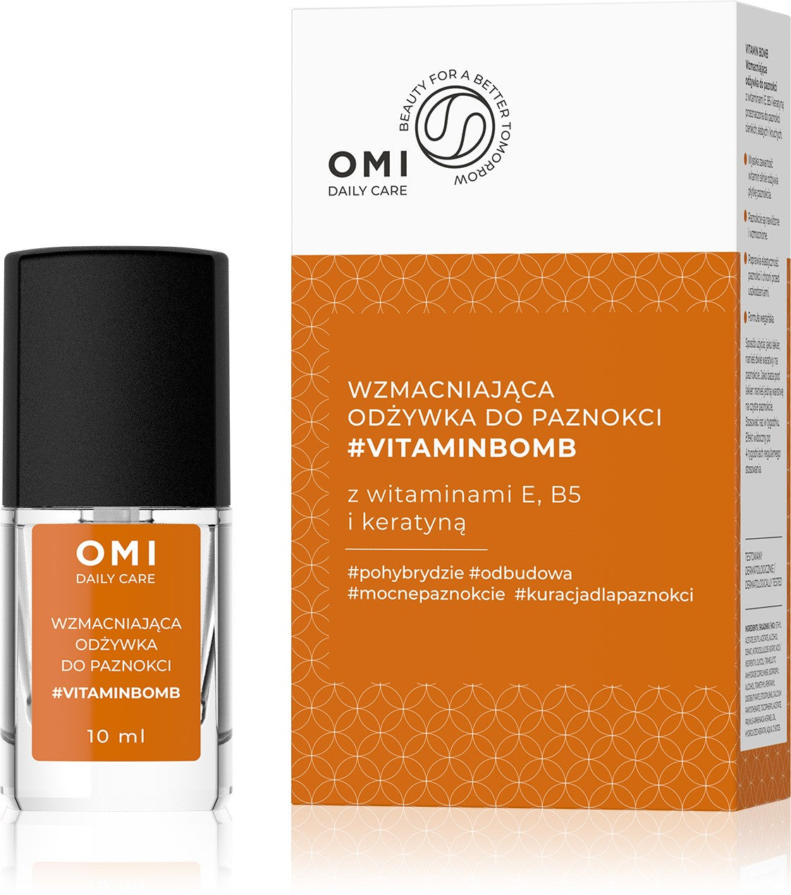 OMI Daily Care Strengthening Nail Conditioner #VITAMINBOMB with vitamins E, B5 and keratin 10 ml | Vaistine1.lt | WestPharmacy.eu