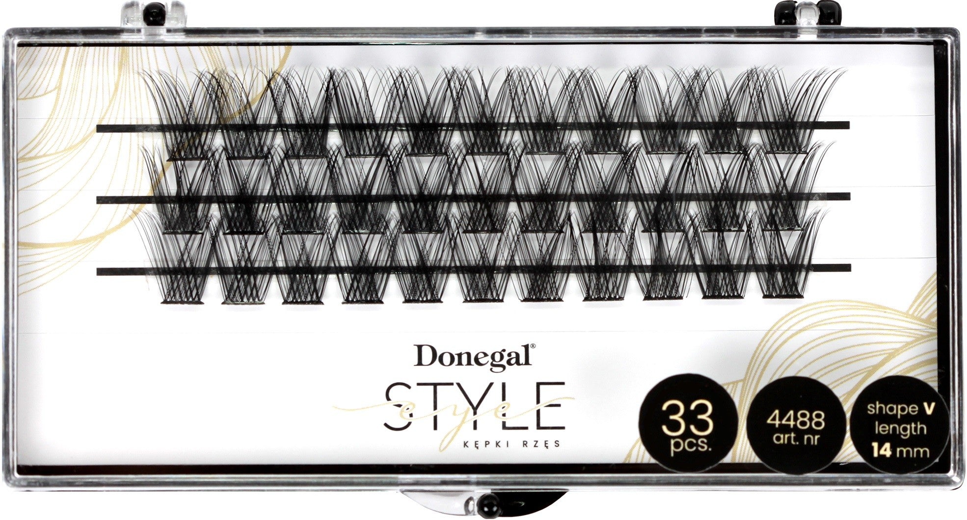 DONEGAL False eyelashes V-Eye -Style 14mm (4488) | Vaistine1.lt | WestPharmacy.eu