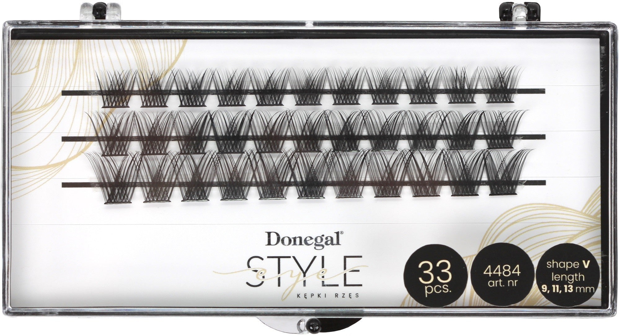 DONEGAL False eyelashes V-Eye -Style Mix 9-11-13mm (4484) | Vaistine1.lt | WestPharmacy.eu