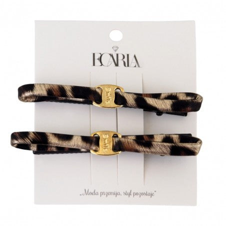 ECARLA Hair clips - SP337 leopard print 2 pcs | Vaistine1.lt | WestPharmacy.eu