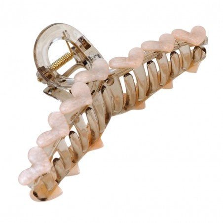 ECARLA XL hair clip - SP352R with hearts | Vaistine1.lt | WestPharmacy.eu