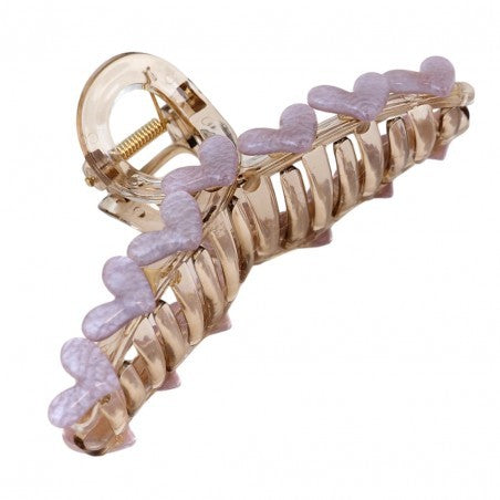 ECARLA XL hair clip - SP352FIO with hearts | Vaistine1.lt | WestPharmacy.eu
