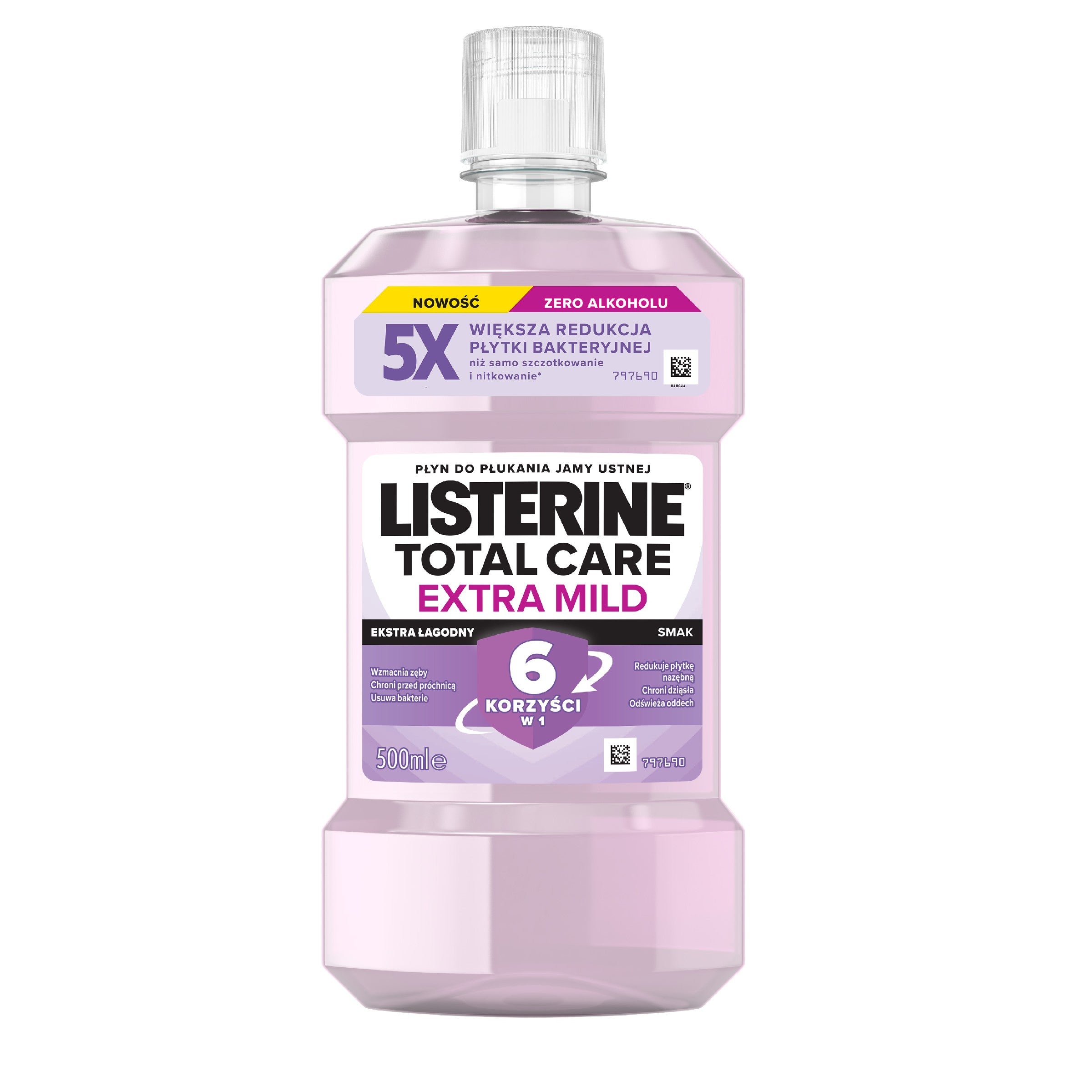 LISTERINE Total Care mouthwash - Extra Mild (mild taste) 500 ml. - Vaistine1.lt | WestPharmacy.eu