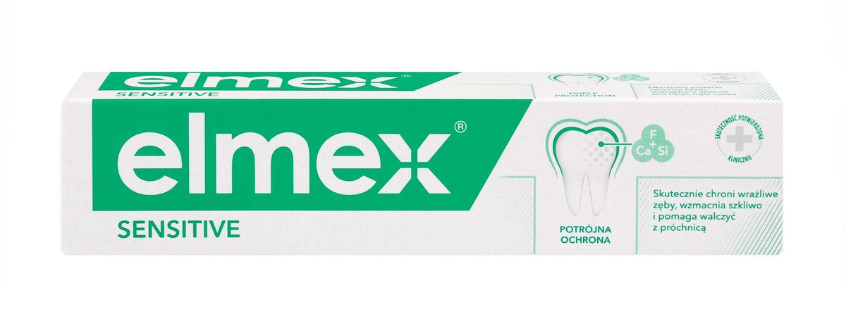 Elmex Sensitive Toothpaste with Aminofluoride 75ml jautriems dantims - Higiena