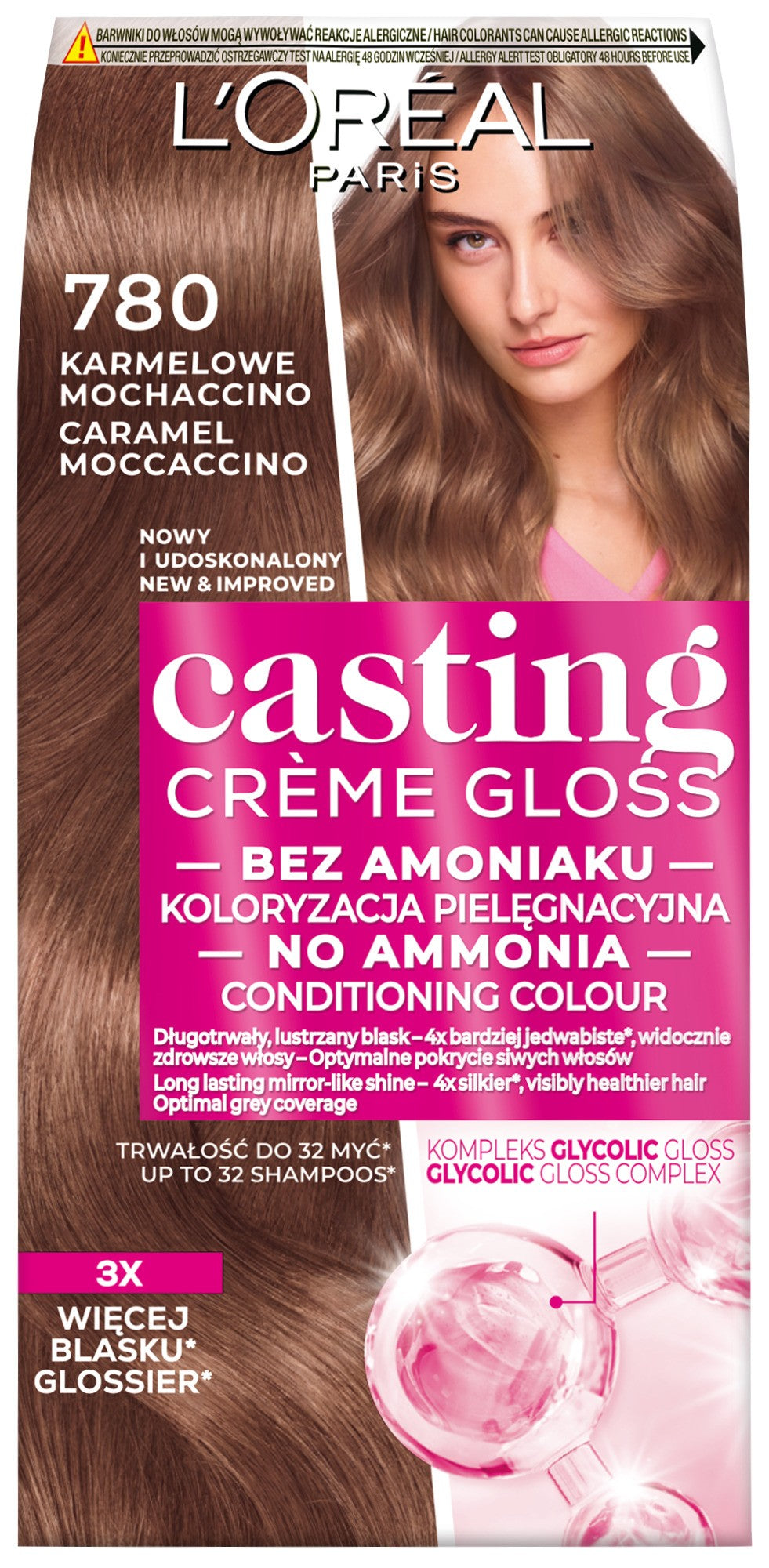 LOREAL Casting Creme Gloss Cream Colour No. 780 Caramel Mochaccino - Vaistine1.lt | WestPharmacy.eu