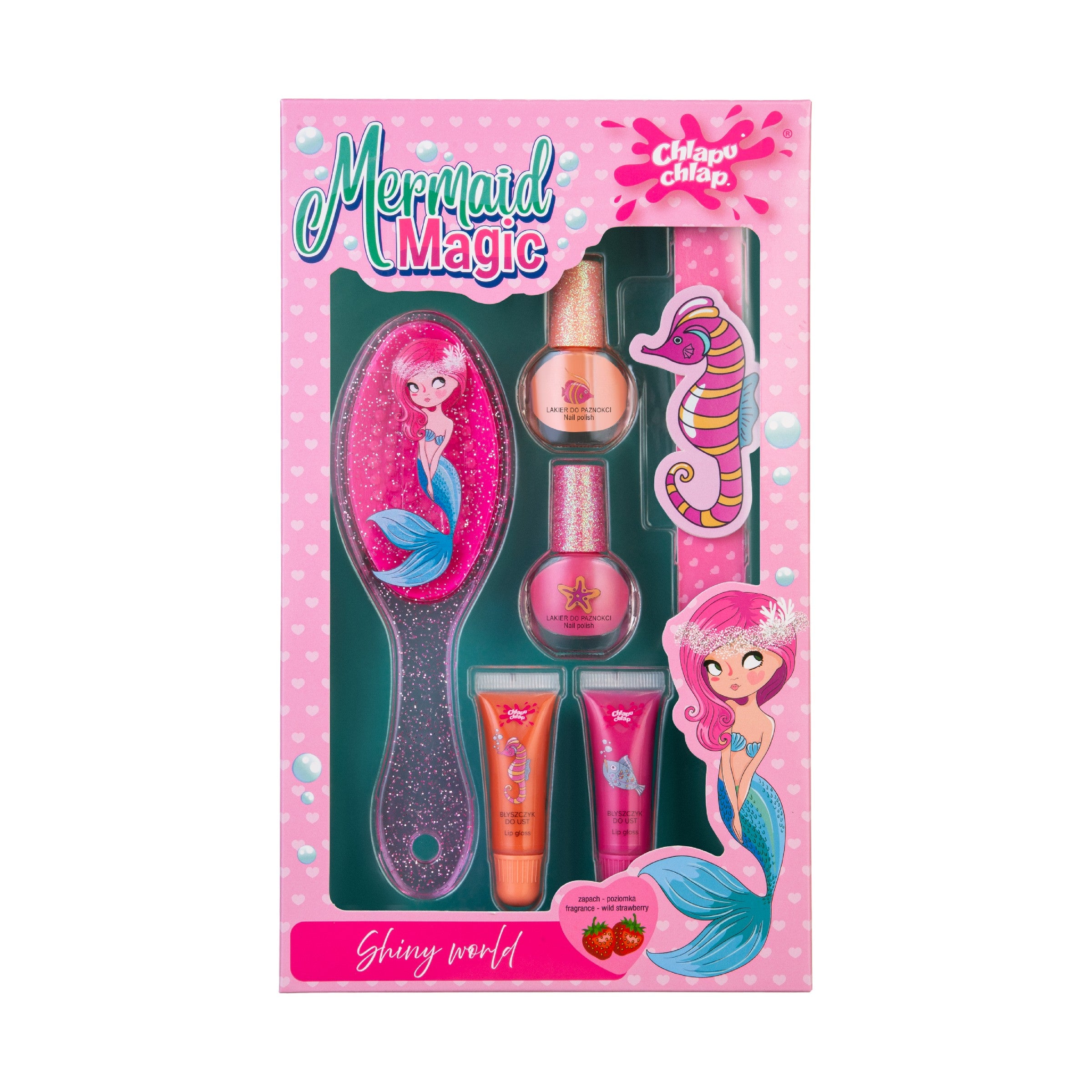 CHLAPU CHLAP Mermaid Magic baby set with brush, nail polish, nail file and lip glosses - Vaistine1.lt | WestPharmacy.eu