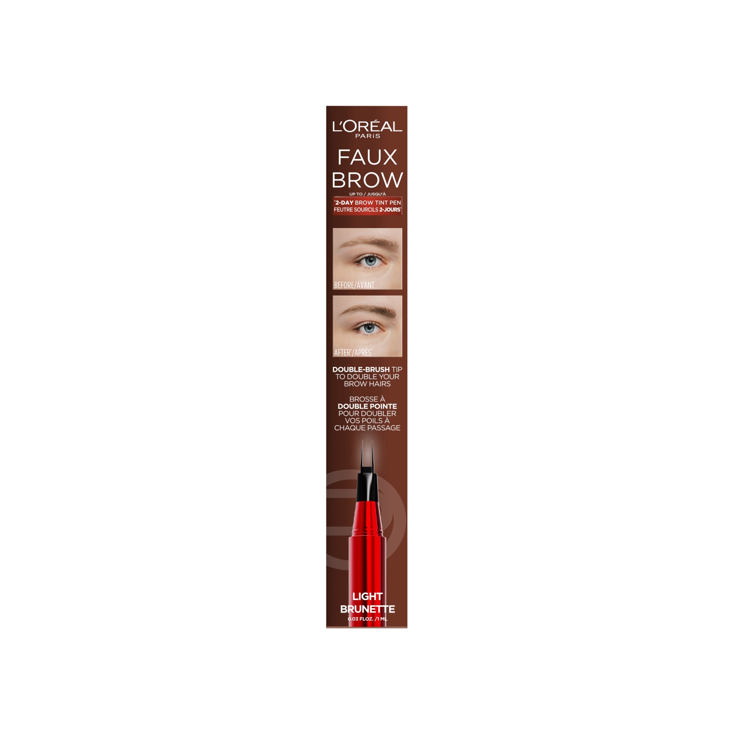 LOREAL Infallible Faux Brow Pencil Light Brunet - Vaistine1.lt | WestPharmacy.eu
