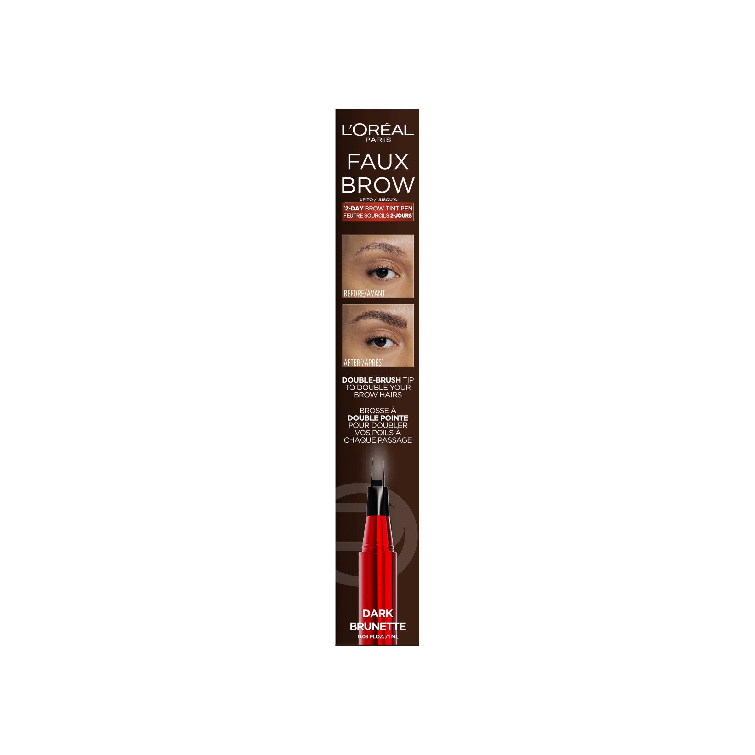 LOREAL Infallible Faux Brow Pencil Dark Brunette - Vaistine1.lt | WestPharmacy.eu