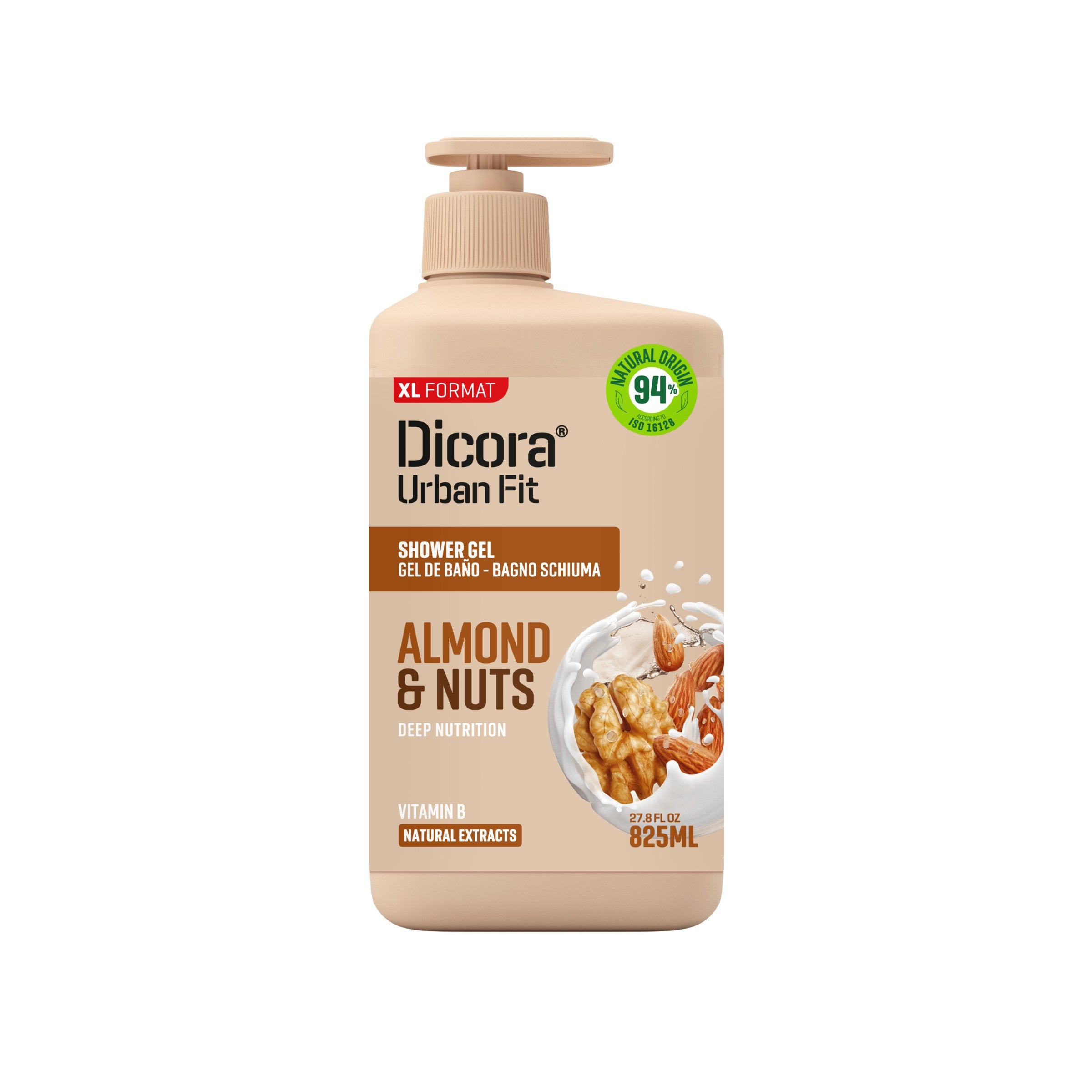 DICORA Almond and Walnut Shower Gel 825 ml - Vaistine1.lt | WestPharmacy.eu