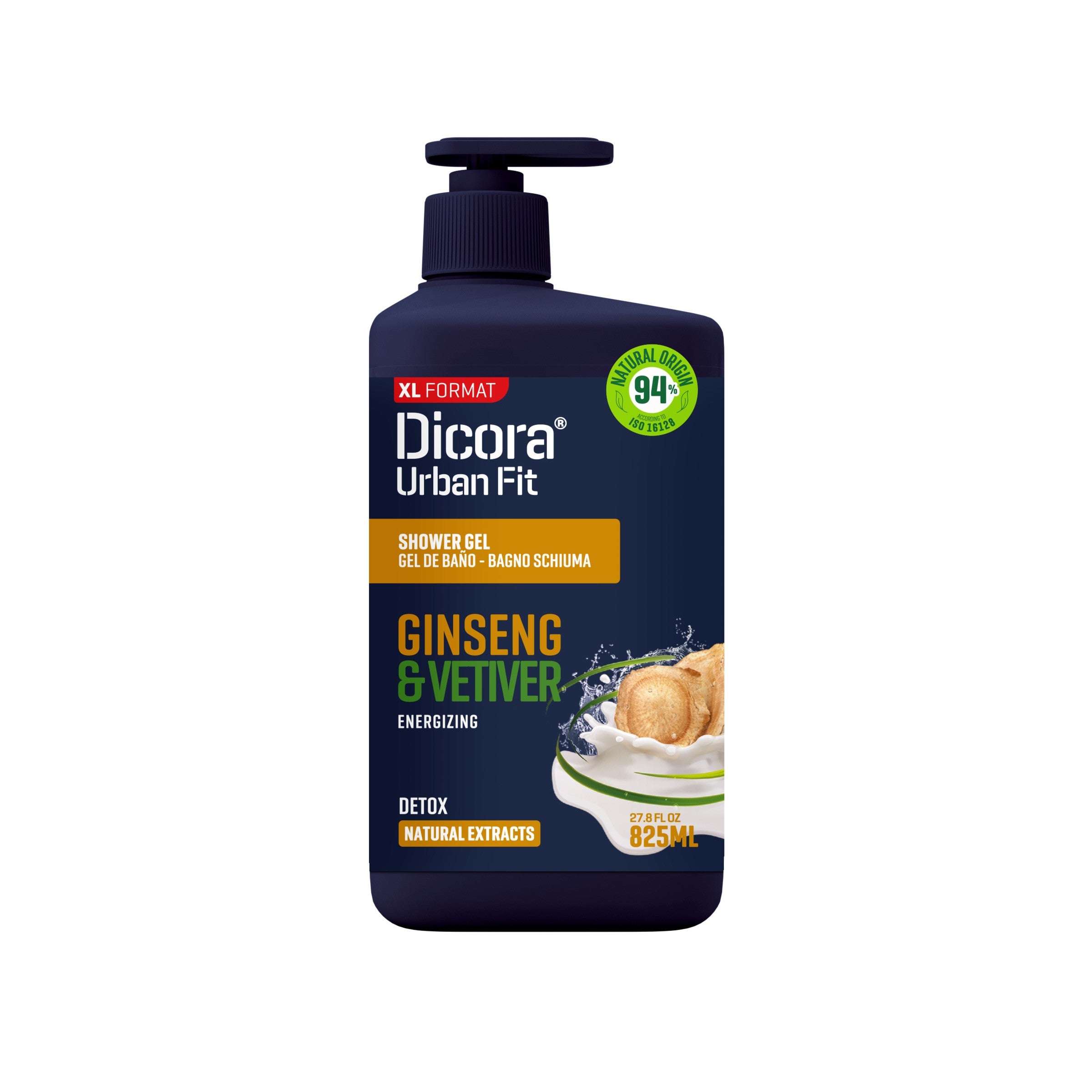 DICORA Vetiver and Ginseng Shower Gel 825 ml - Vaistine1.lt | WestPharmacy.eu