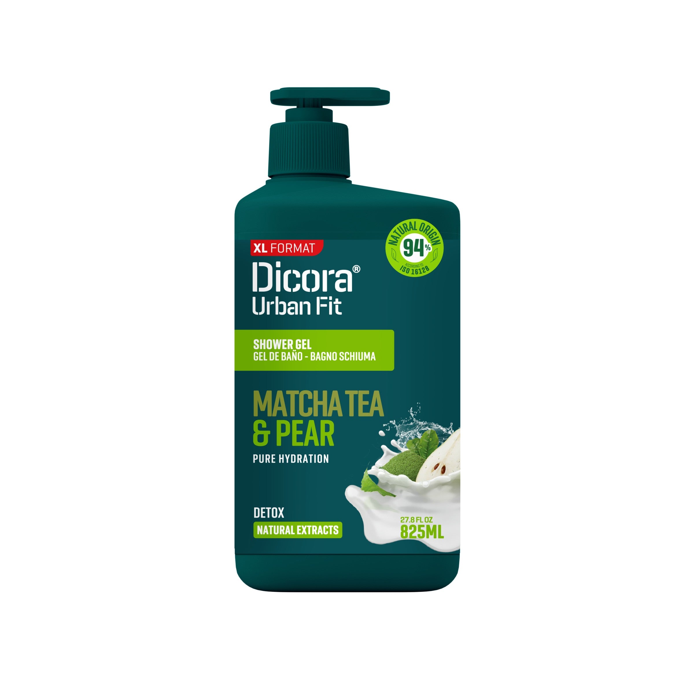 DICORA Matcha Tea and Pear Shower Gel 825 ml - Vaistine1.lt | WestPharmacy.eu
