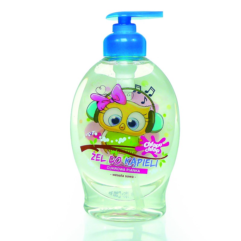 CHLAPU CHLAP Jolly Owl Bath Gel - Sugar Foam 384 ml. - Vaistine1.lt | WestPharmacy.eu
