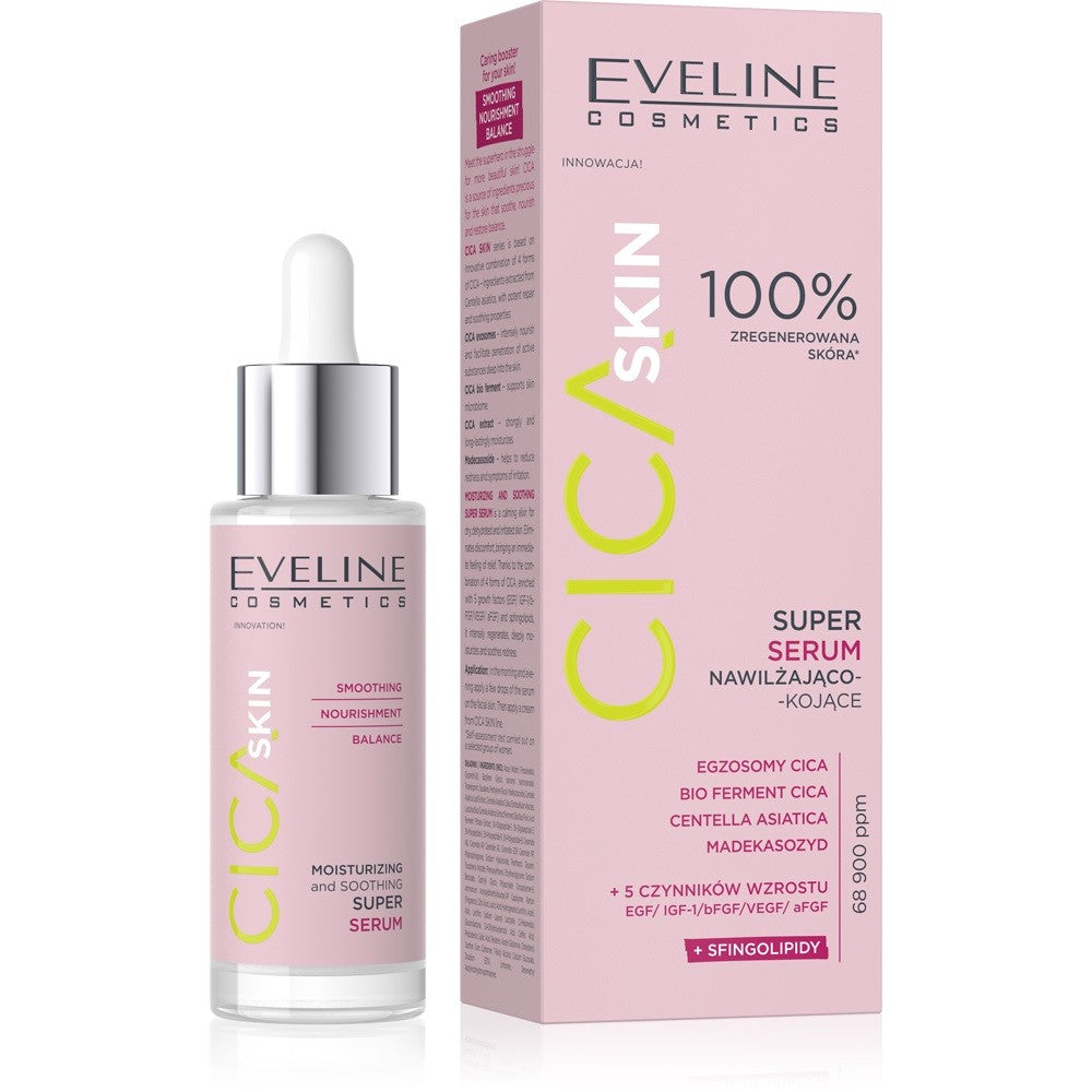 EVELINE CICA Skin Super Hydrating and Soothing Face Serum 30 ml - Vaistine1.lt | WestPharmacy.eu