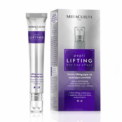 MIRACULUM Pepti Lifting Serum for drooping eyelids day and night 20 ml - Vaistine1.lt | WestPharmacy.eu
