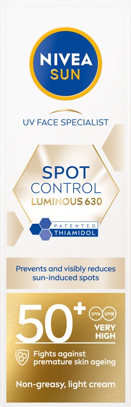 NIVEA Sun Brightening Face Cream Dark Spot Control SPF 50+ 50 - Vaistine1.lt | WestPharmacy.eu