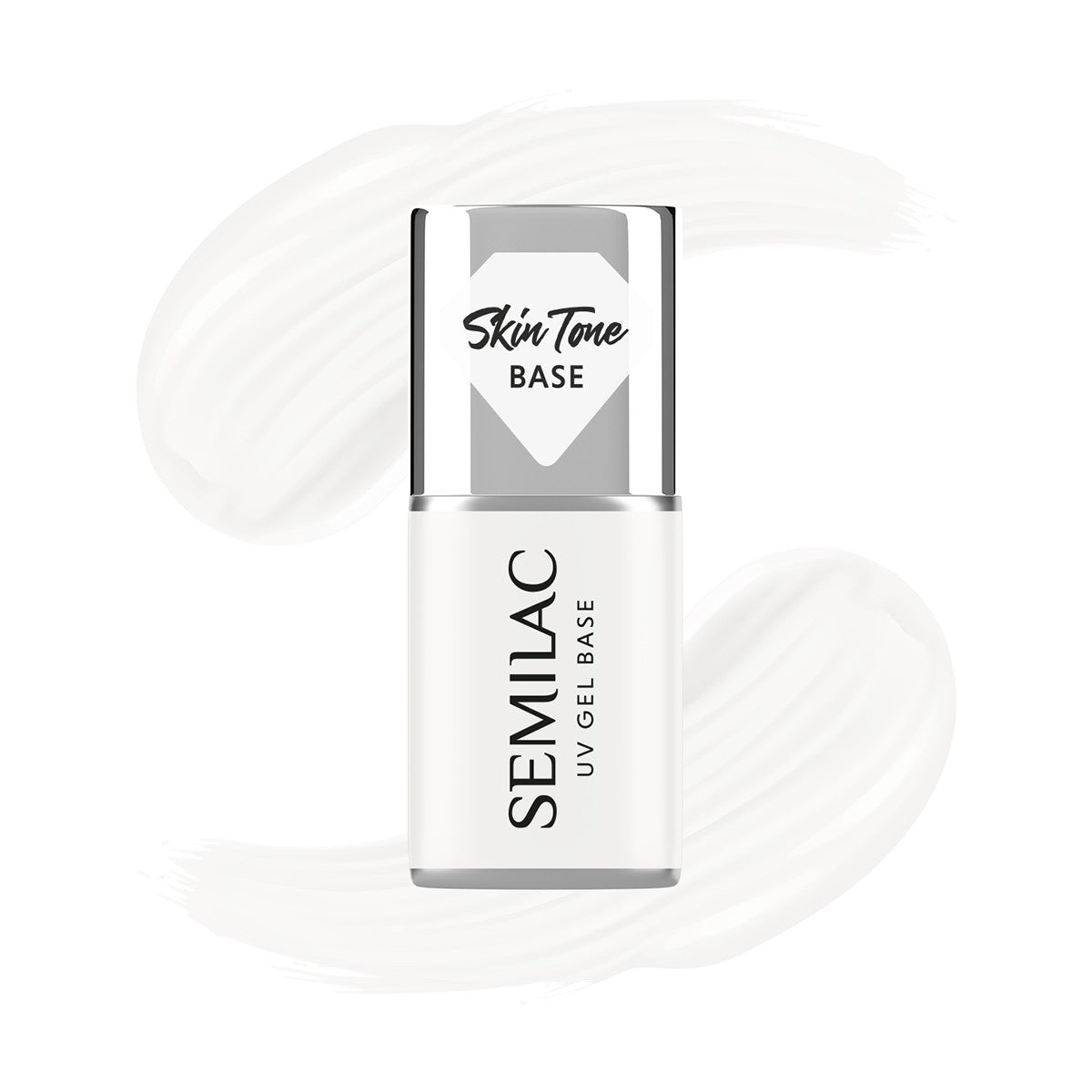 SEMILAC Skin Tone cover base for hybrid varnishes semi-transparent Coconut Cream 7 ml - Vaistine1.lt | WestPharmacy.eu