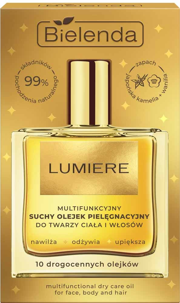 BIELENDA Lumiere Multifunctional dry care oil for face, body and hair 50 ml - Vaistine1.lt | WestPharmacy.eu