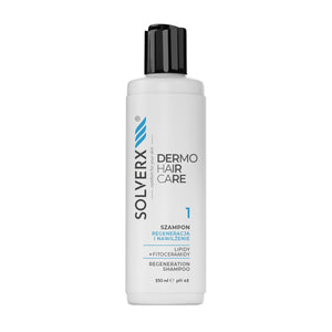 SOLVERX Dermo Hair Shampoo Regeneration and Hydration 250 ml. - Vaistine1.lt | WestPharmacy.eu