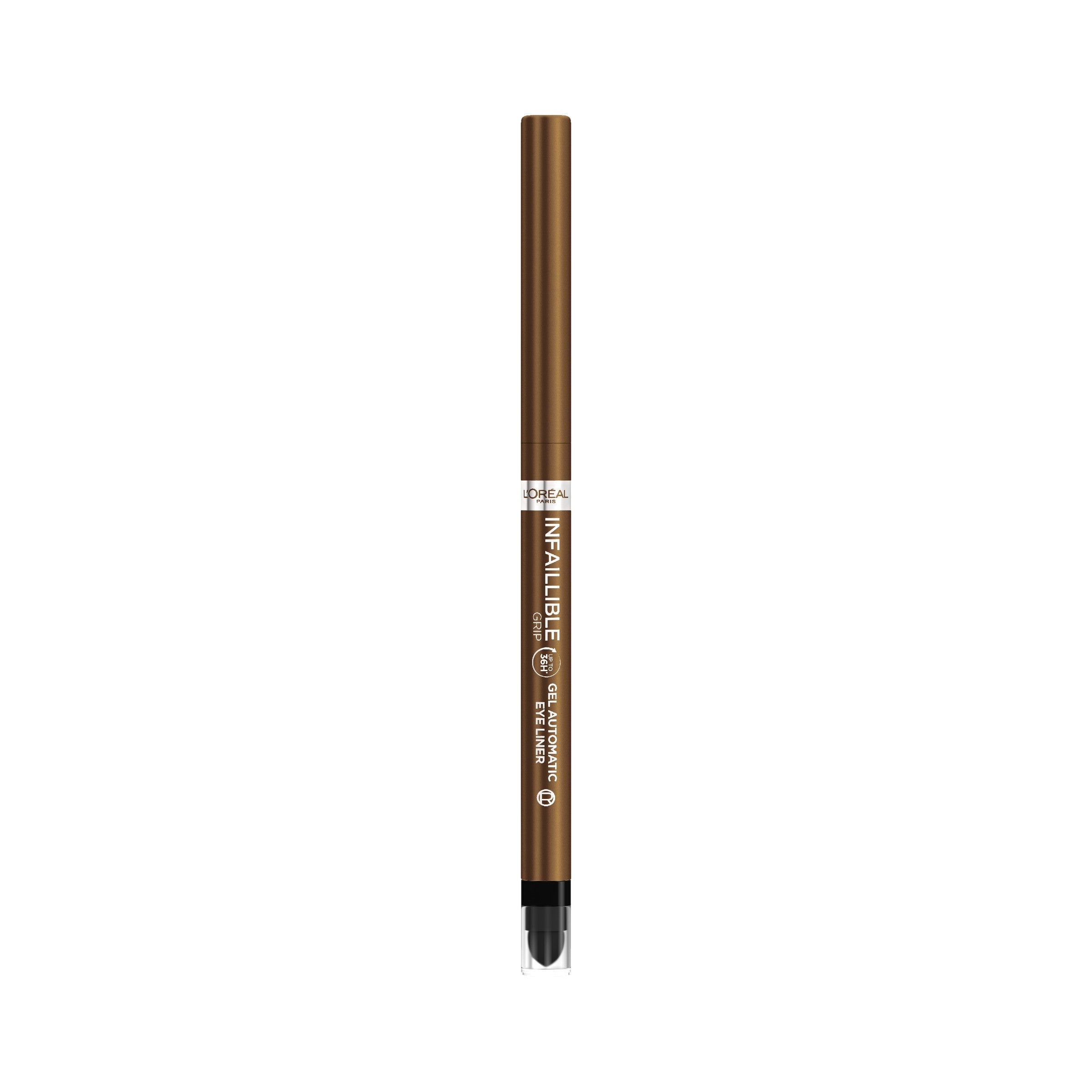 LOREAL Infallible Grip Gel Automatic Eyeliner Pencil, 12 Bronzed Espresso - Vaistine1.lt | WestPharmacy.eu
