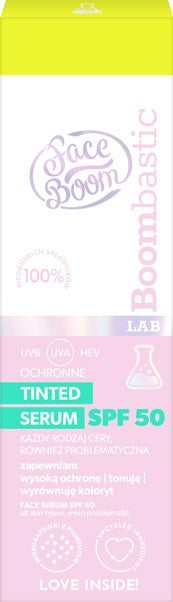 FACEBOOM Bombastic Lab Tinted protective serum SPF50 30 ml - Vaistine1.lt | WestPharmacy.eu