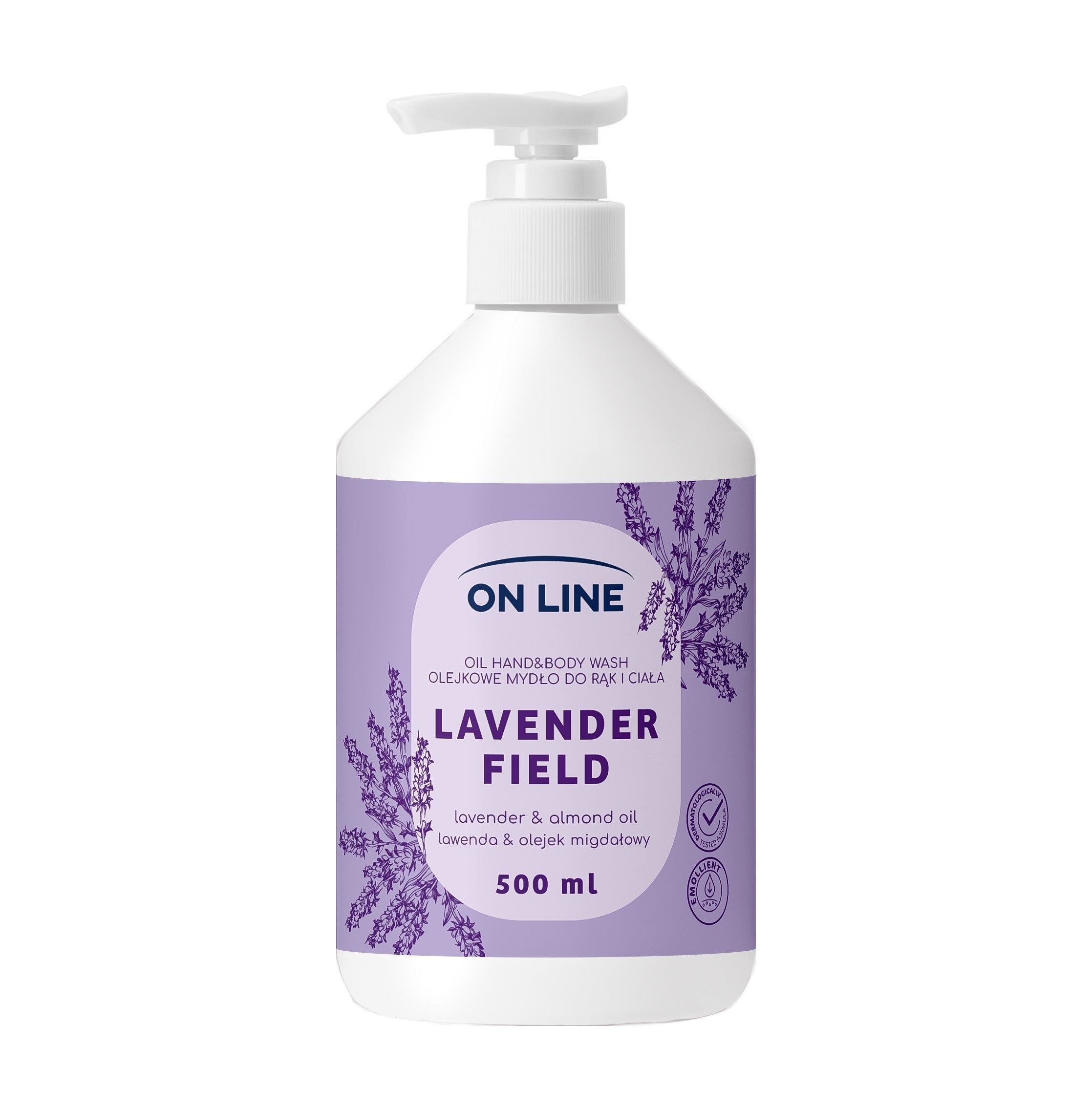 ON LINE Oil hand and body soap Lavender Almond oil 500 ml - Vaistine1.lt | WestPharmacy.eu