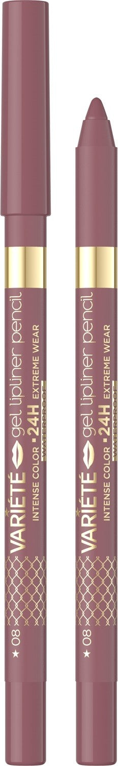 EVELINE Variete Gel Lip Liner No. 08 - Vaistine1.lt | WestPharmacy.eu