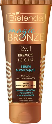 BIELENDA Magic Bronze CC Cream + 2-in-1 Moisturizing Serum for Body 150 ml - Vaistine1.lt | WestPharmacy.eu
