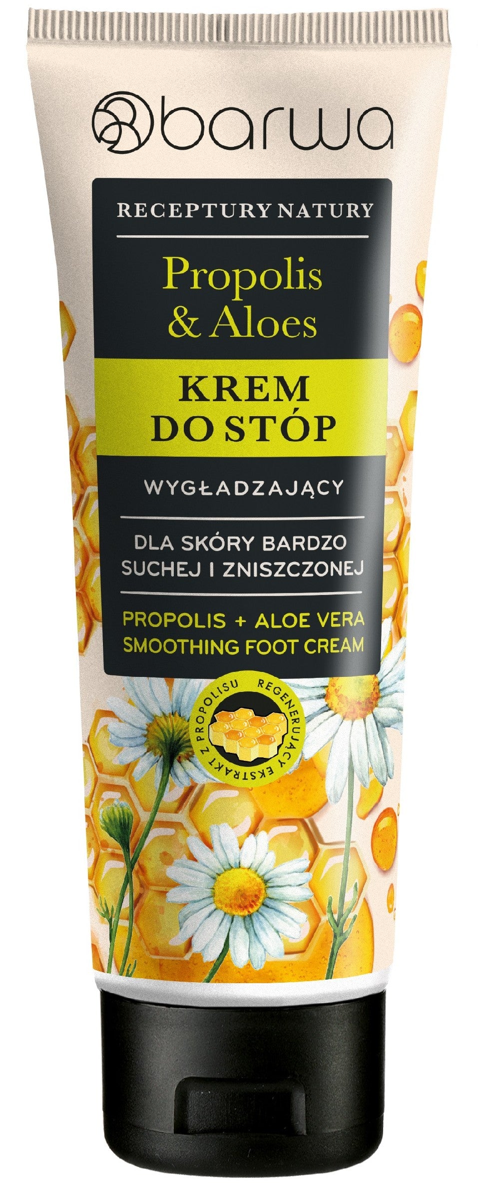 BARWA Nature's Recipes Smoothing Foot Cream - Propolis & Aloe Vera 100 ml - Vaistine1.lt | WestPharmacy.eu