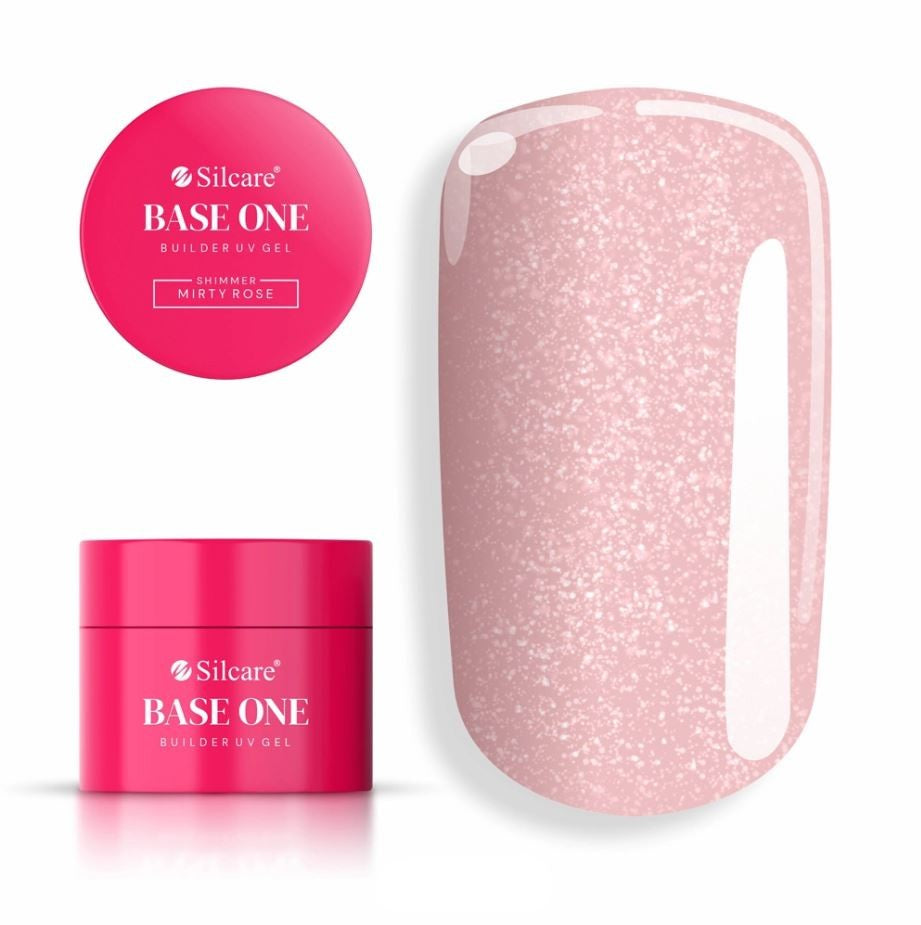 SILCARE Base One Gel Nail Builder - Shimmer Misty Rose 50 g - Vaistine1.lt | WestPharmacy.eu