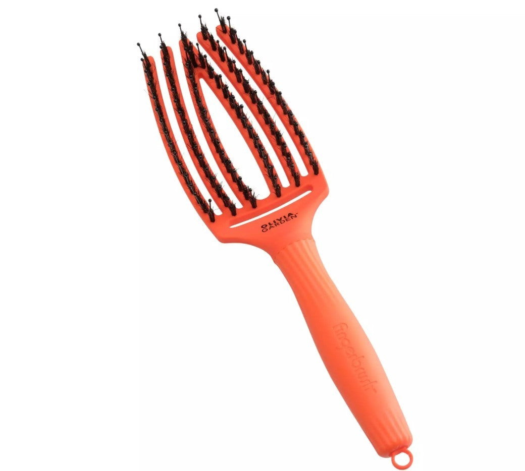 OLIVIA GARDEN Hair Brush - Fingerbrush Dolce Vita Orange Spritz - Vaistine1.lt | WestPharmacy.eu