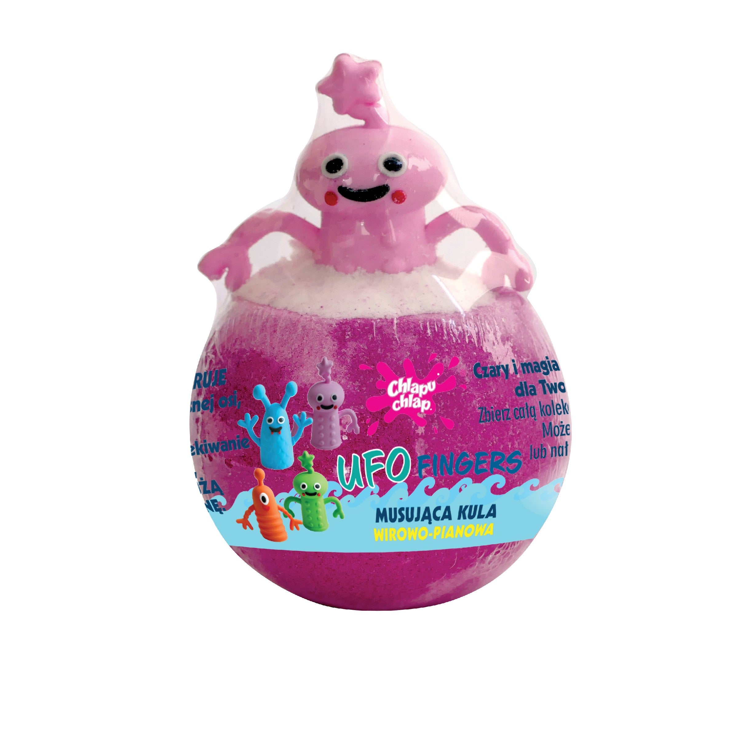 CHLAPU CHLAP Vortex Foaming Sparkling Bath Ball Ufo Fingers - sweet grape scent - Vaistine1.lt | WestPharmacy.eu