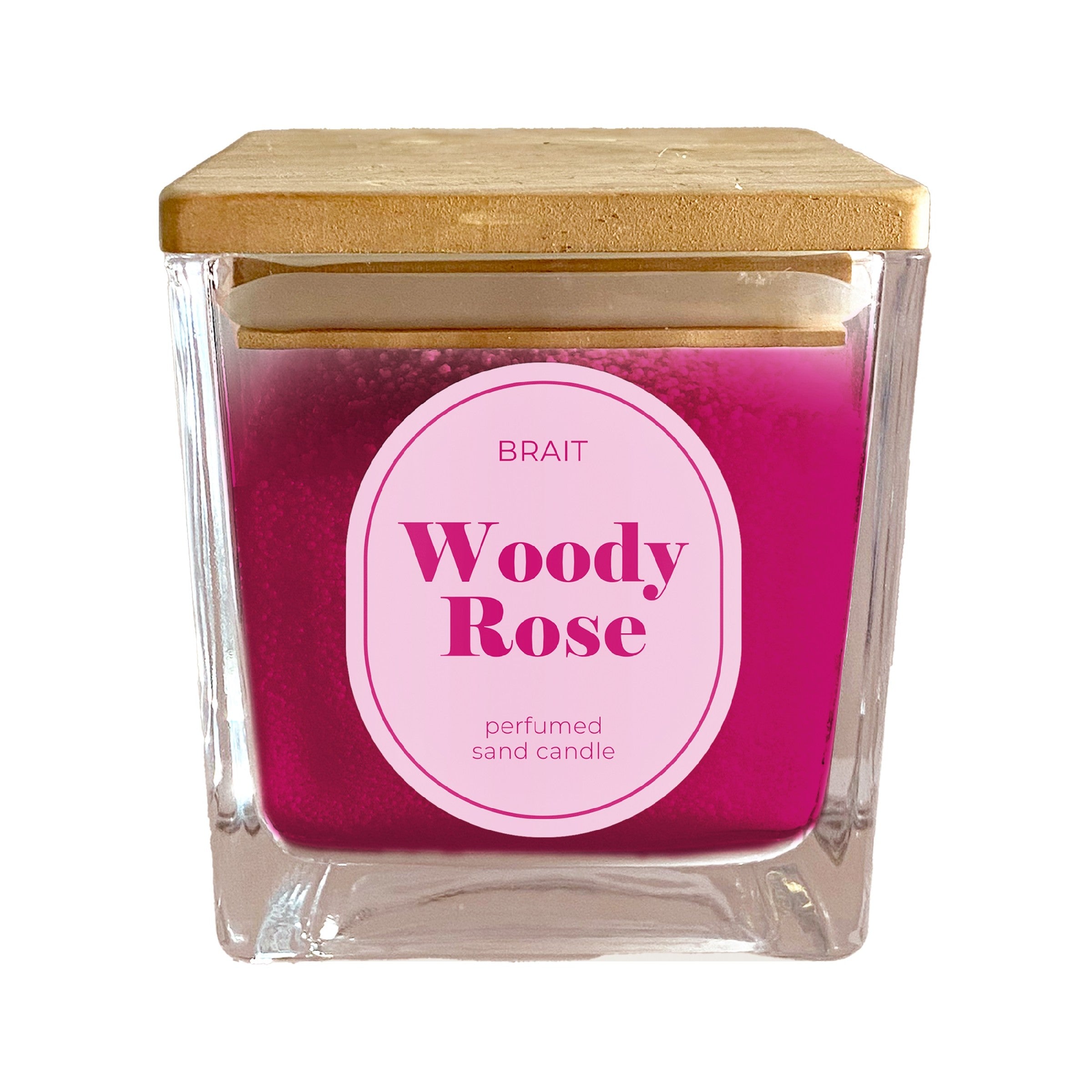 BRAIT Woody Rose sand candle 130 g - Vaistine1.lt | WestPharmacy.eu